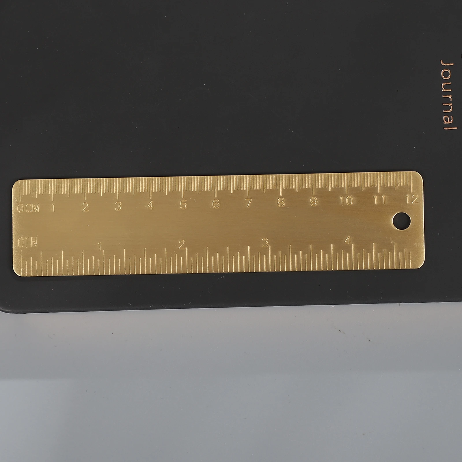 Vintage 12cm Metal Bookmark Ruler Measurement Tools Creative DIY Journal Material Collage Student Supplies Stationery