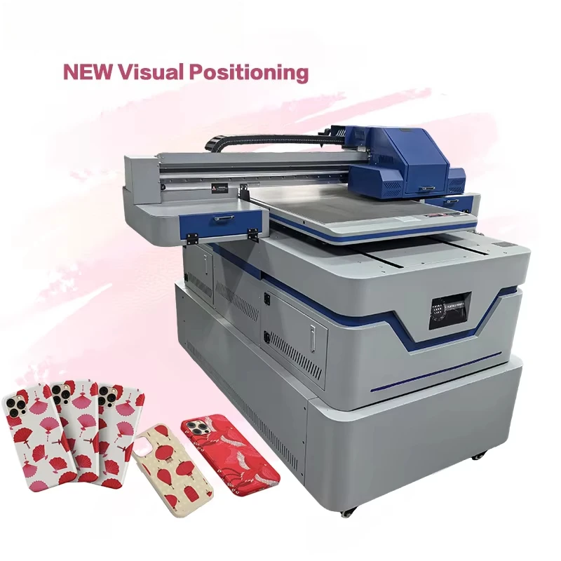 6090 Automatic UV Varnish Flatbed Printer TX800 I3200 1-3 Heads 1440dpi 1200m/min For Acrylic Metal Leather FL Custom Wholesale