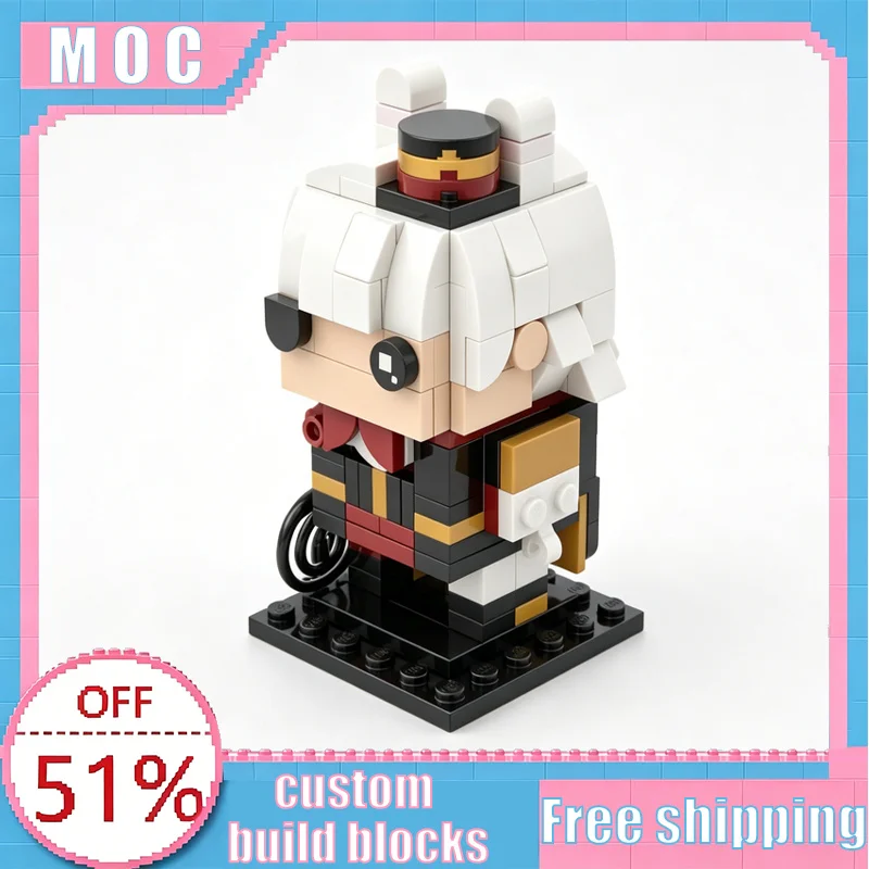 

167 PCS MOC Saruei Ringmaster Brickheadz Character Figure Model Custom Creative Building Blocks Educational Assembly Toy Gifts