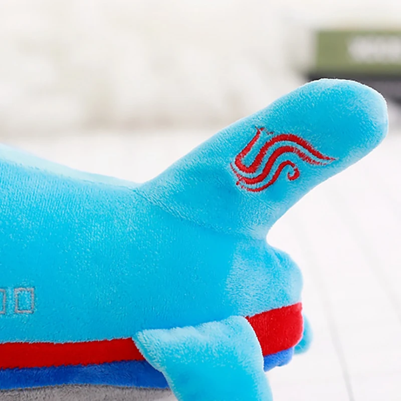 Nuovi giocattoli di peluche per aeroplani di simulazione di grandi dimensioni da 40Cm per bambini che dormono cuscino per la schiena bambole con cuscino imbottito per aerei morbidi