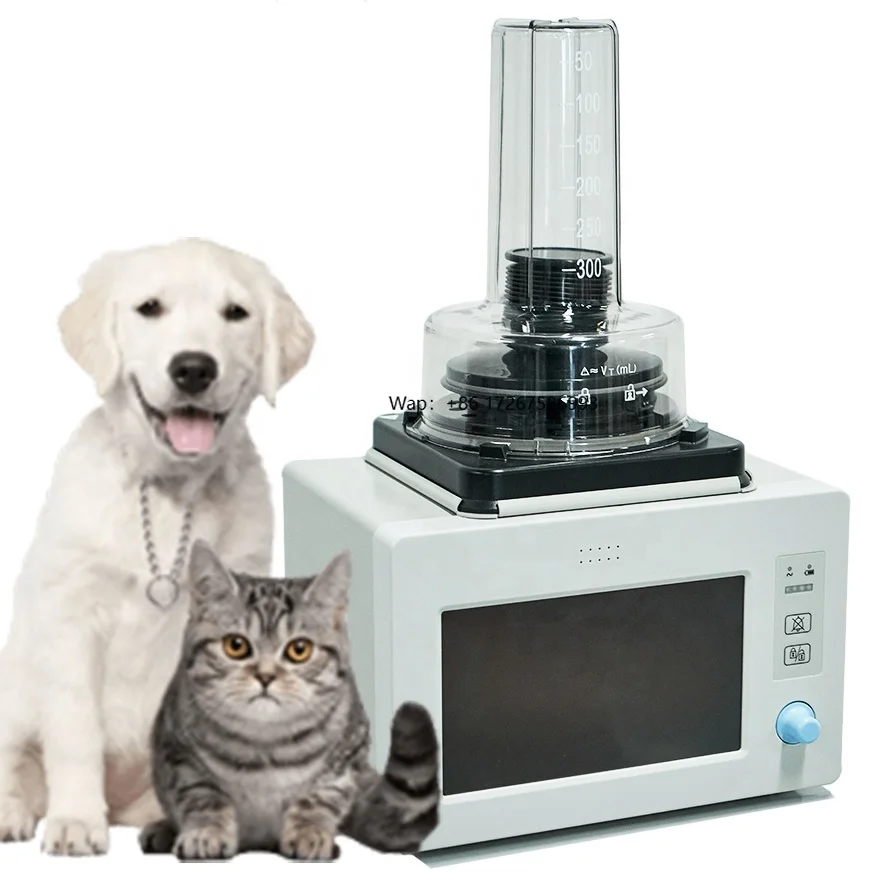 

IN-80V Animal Medical Supplies Veterinary Ventilator for Pet Surgical Breathing