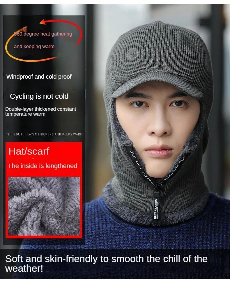 Gorro de pesca para invierno – Forro polar cortavientos y térmico - imagen 4