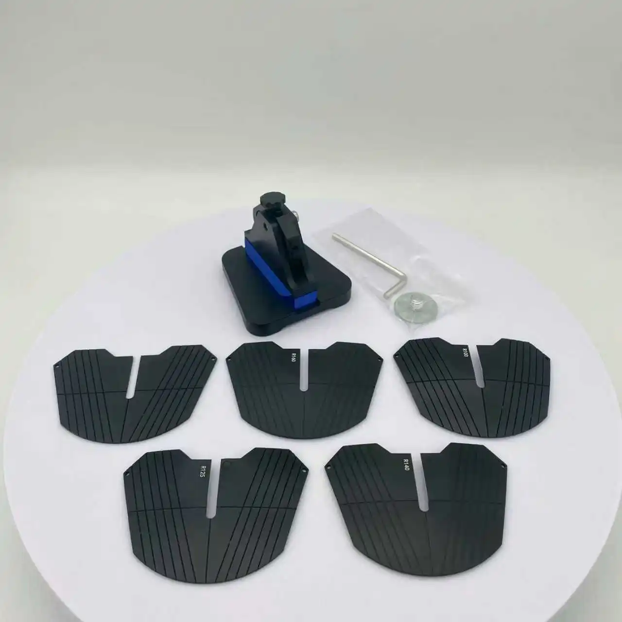 1 Set Lab Average Bite Frame Teeth Alignment Plate Full Denture Teeth Alignment Guide Plate Lab Base Guide Plate s