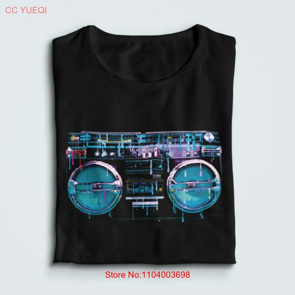 Retro Ghettoblaster Unisex Shirt 80S 90S Hip Hop Rap Music Boom Box Gift