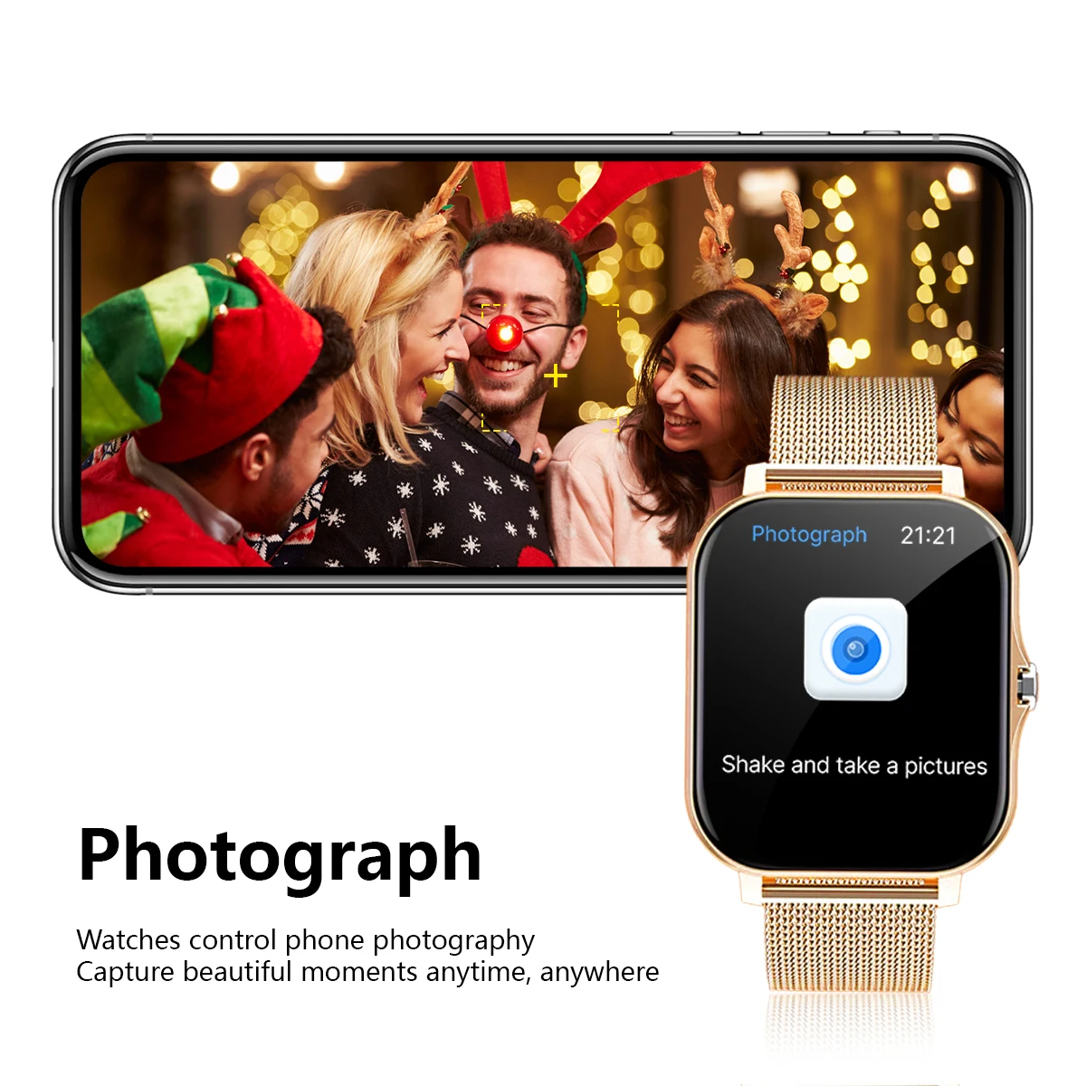 مقاس 1.83 مع ساعة ذكية، مكالمة لاسلكية، متوافقة مع Android وiPhone، ساعة رياضية للجنسين لتتبع اللياقة البدنية