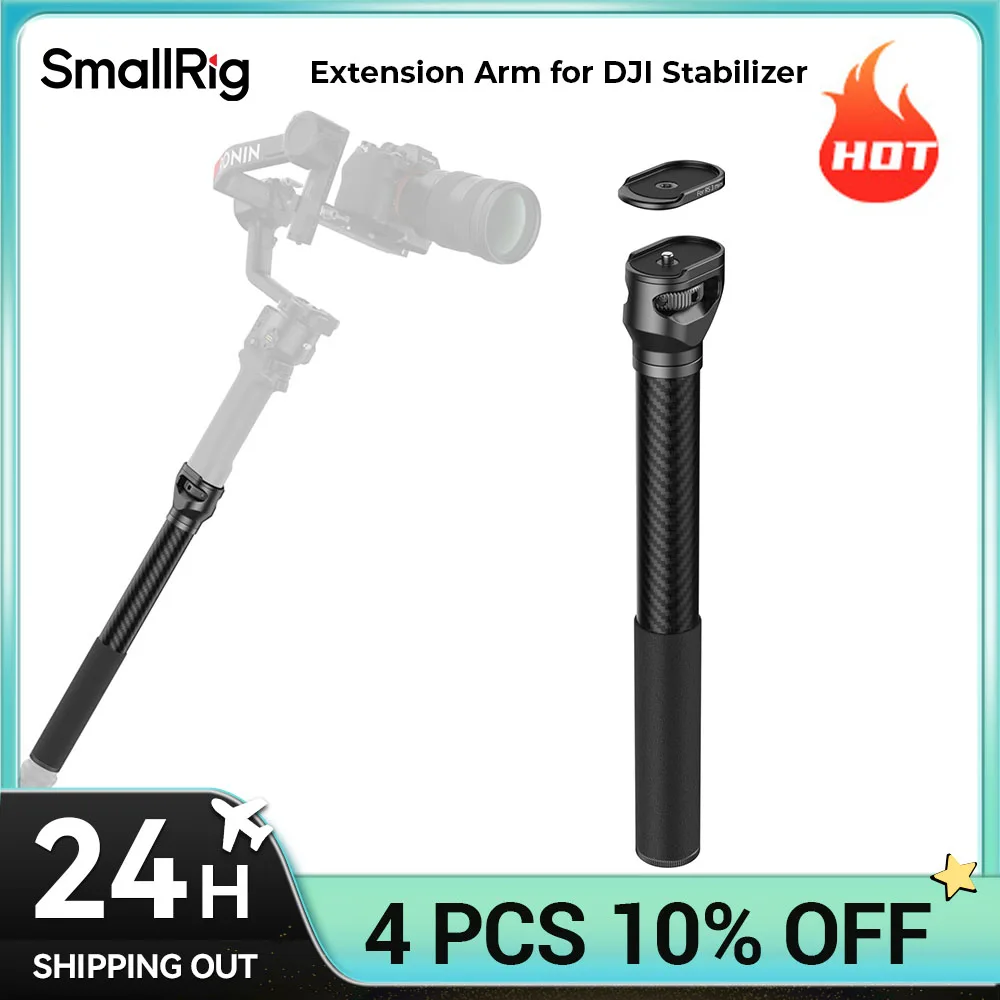 SmallRig Extension Pole for DJI Stabilizer Specifically Designed for DJI RS 4 / RS 4 Pro / RS 3 / RS 3 Pro / RS 3 mini / RS 2