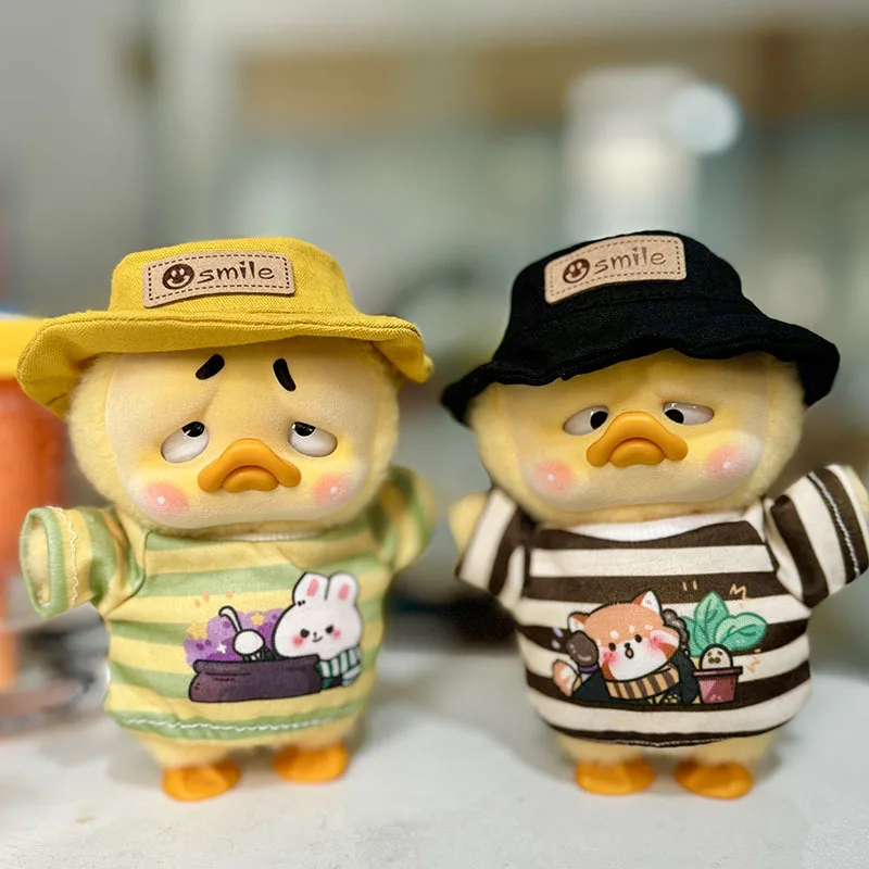 Annoying Duck Bib Pants Hat Suits Duck Upset Duck Clothing Plush Series Cute Baby  Accessories Small Yellow Duck Doll Clothes