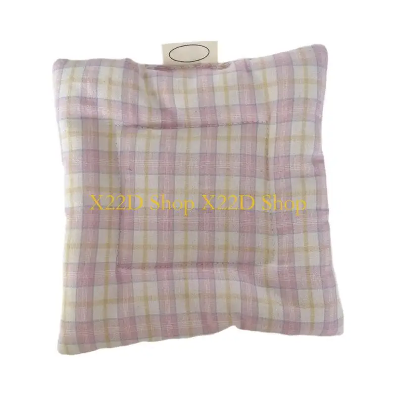 X22D Kitchen Dining Placemats With Checkered Striped Dot Pattern Thick Insulated Coasters Washable Quilted Table Mat Cushions