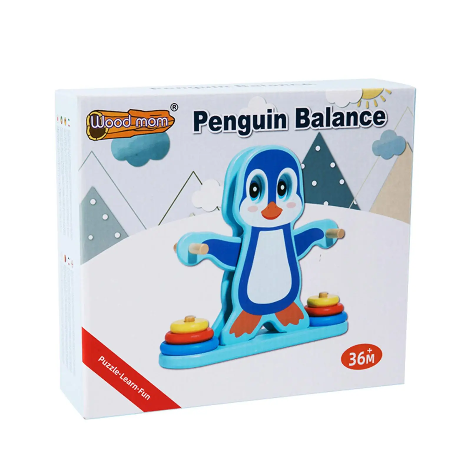 Penguin Balance Counting Game Math Scale Toy Weighing Scale Toy for Homeschool