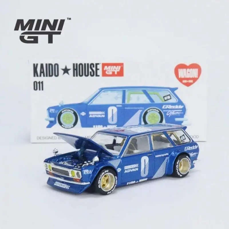 TSM MINI GT KAIDO HOUSE #011  1:64  Tent  Datsun #23  510 alloy model car decoration collection gift