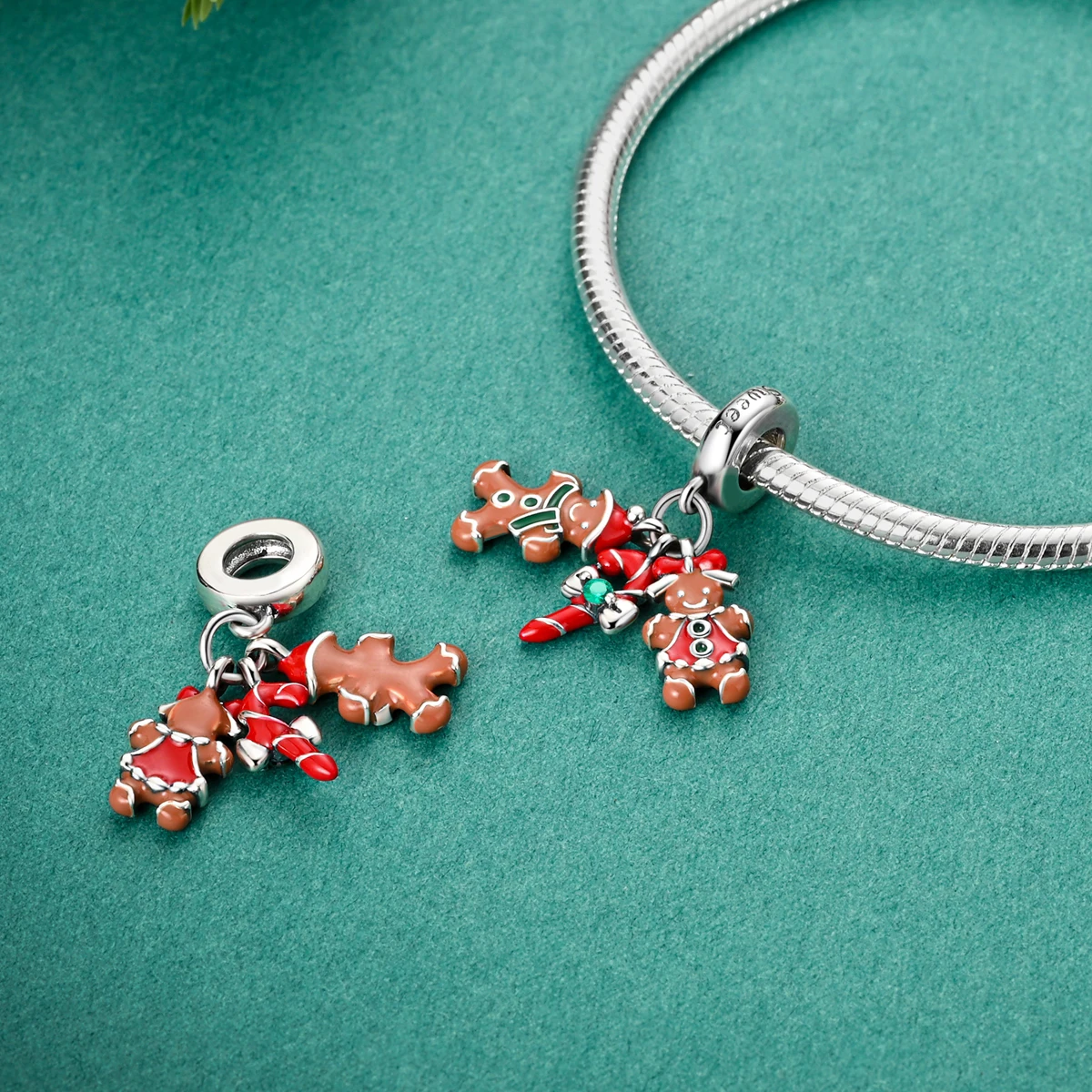 Charms Silver Plated Christmas Winter Snow Beads Fit Original Bracelet Pendants Making Jewelry For Woman