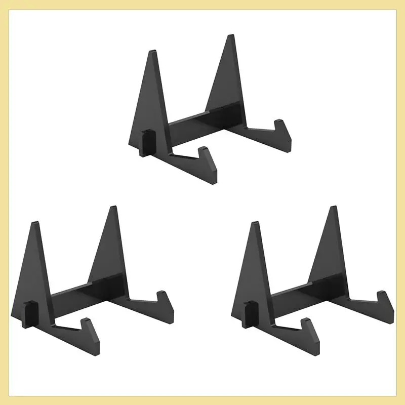 TTKK-3X Акриловая подставка для книг Подставки для учебников Полка для записей Полка для альбомов для демонстрации фоторамки Брошюра, черный