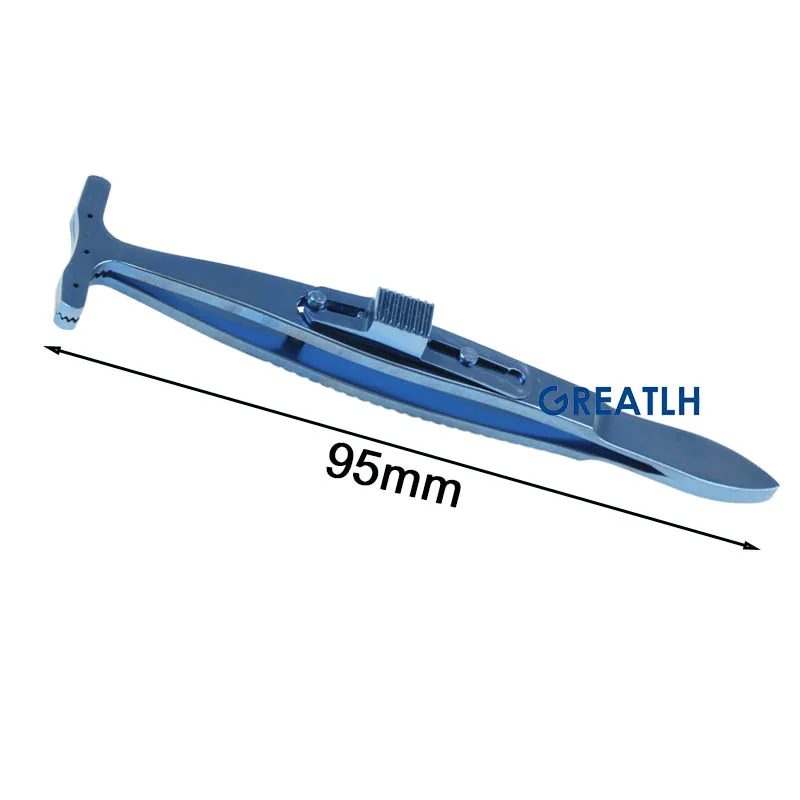 Imagem -06 - Strabismus Pinças Cirúrgicas Titanium Alloy Instrumento Cirúrgico Oftálmico 95 mm