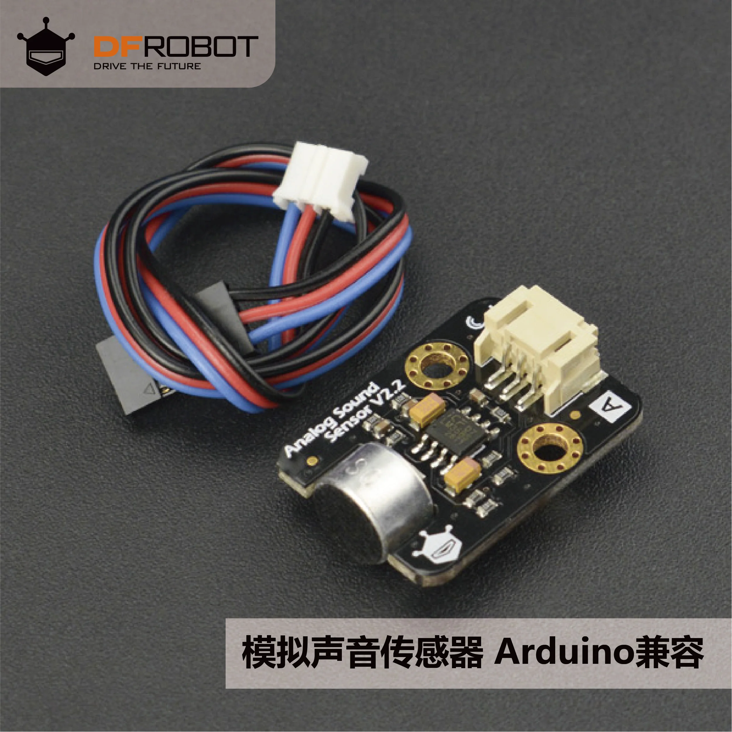 

DFRobot Gravity: Analog Sound Sensor Module Sound Detection for Arduino Data Cable