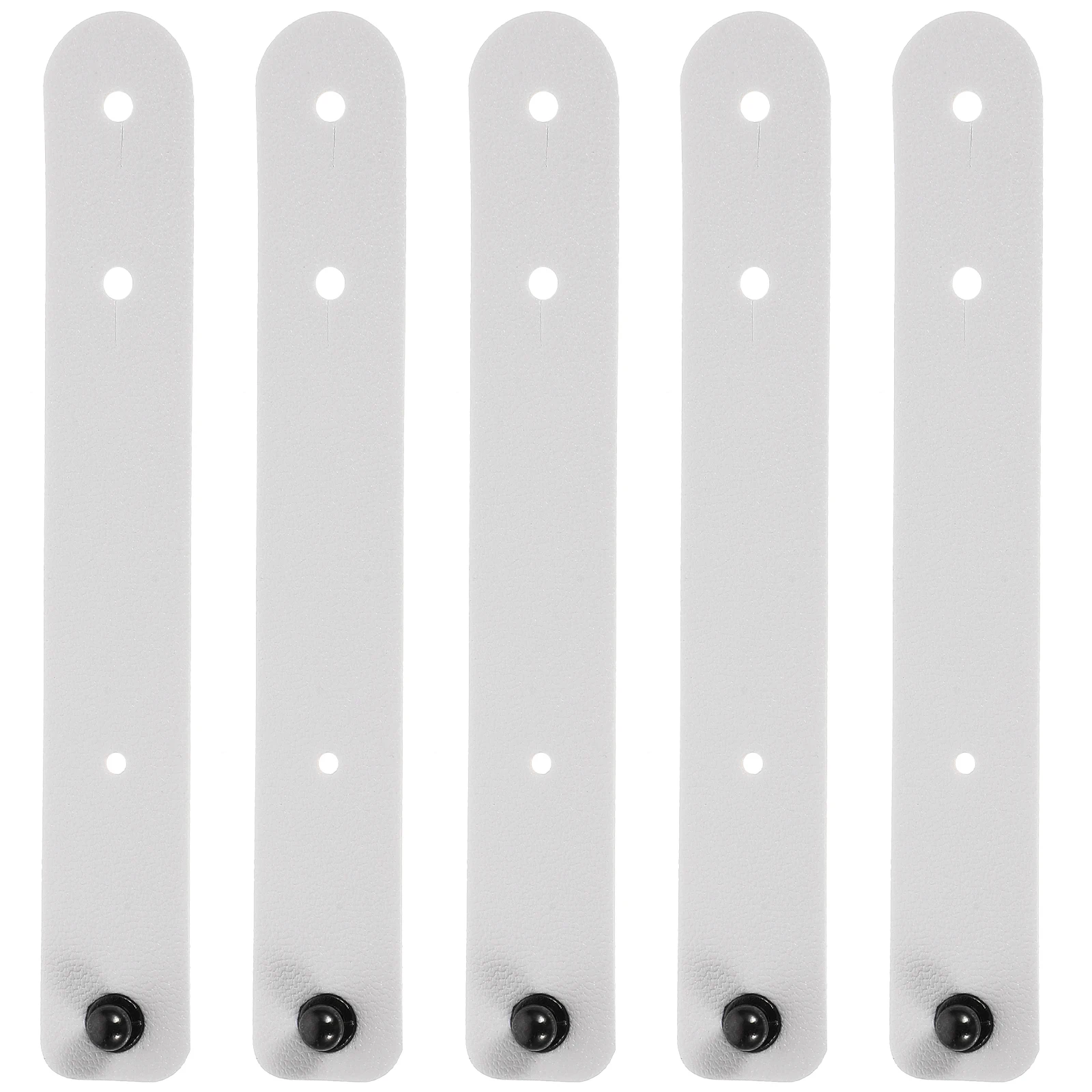 

5pcs Cord Organizer Cable Ties Wire Management Tie Reusable Cord Ties Durable Buckle Curtain Earphone Data Cable Holder