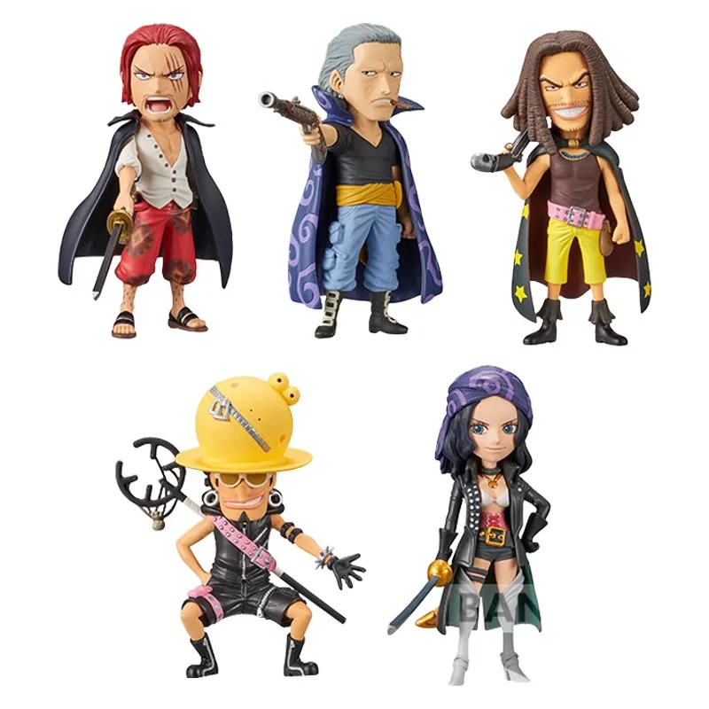 

In Stock Original BANPRESTO Nico Robin Usopp BENN.BECKMAN Shanks Yasopp FILM RED Vol.3 Anime Character Q Version Model