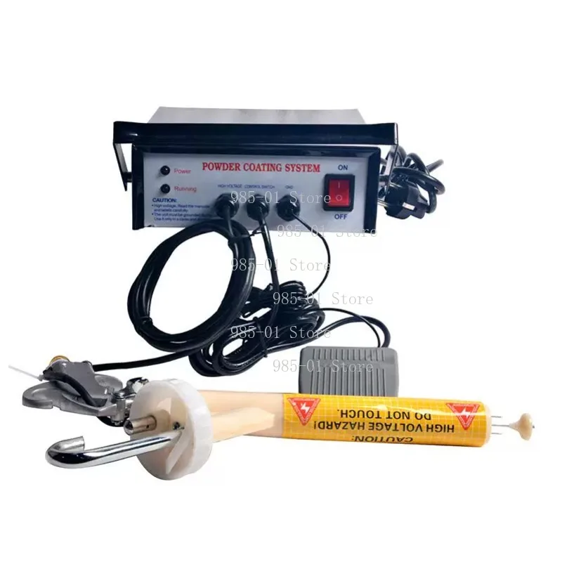 Portable Adjustable Electrostatic Powder Coating Gun, 110V/220V Coating Machine System Equipment