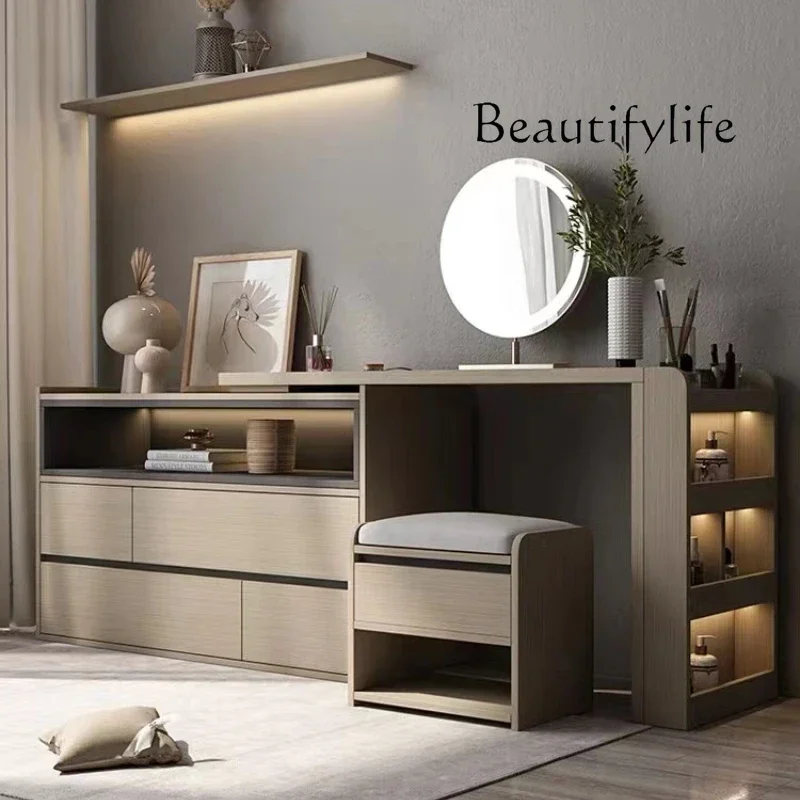 

Luxury Bedroom Makeup Items Bedside Table Dresser Furniture Woman Dressing Vanity Desk Minimalist Salon Organizer Tocadores Home