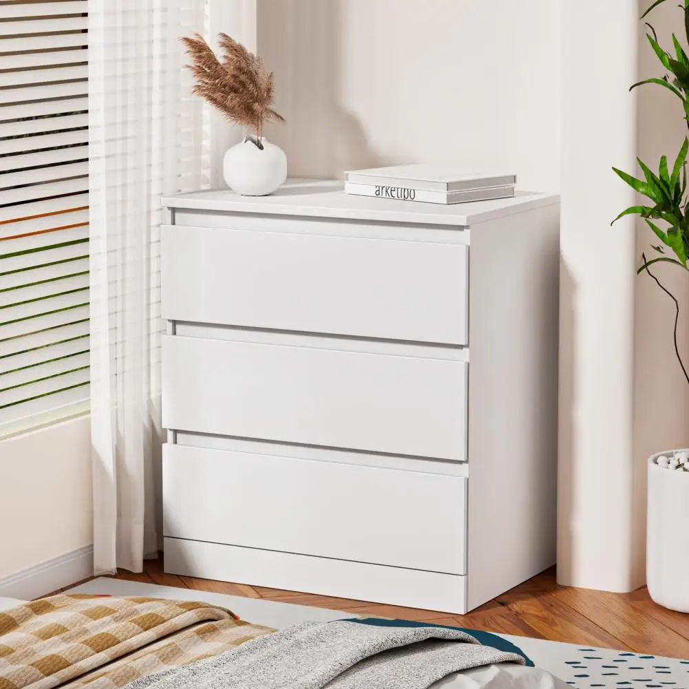 

3/4/5 Tiers Tall Dresser, White Dresser for Bedroom, Wood Closet Dressers, Chests of Drawers with Large Organizer, White