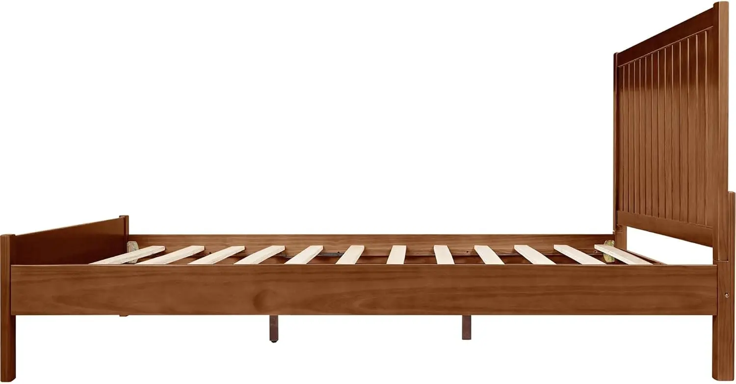 Camden Isle Graham Platform Bed Frame | Modern Low-Profile Bed With Full Slat Support System - No Box Spring Needed, Easy