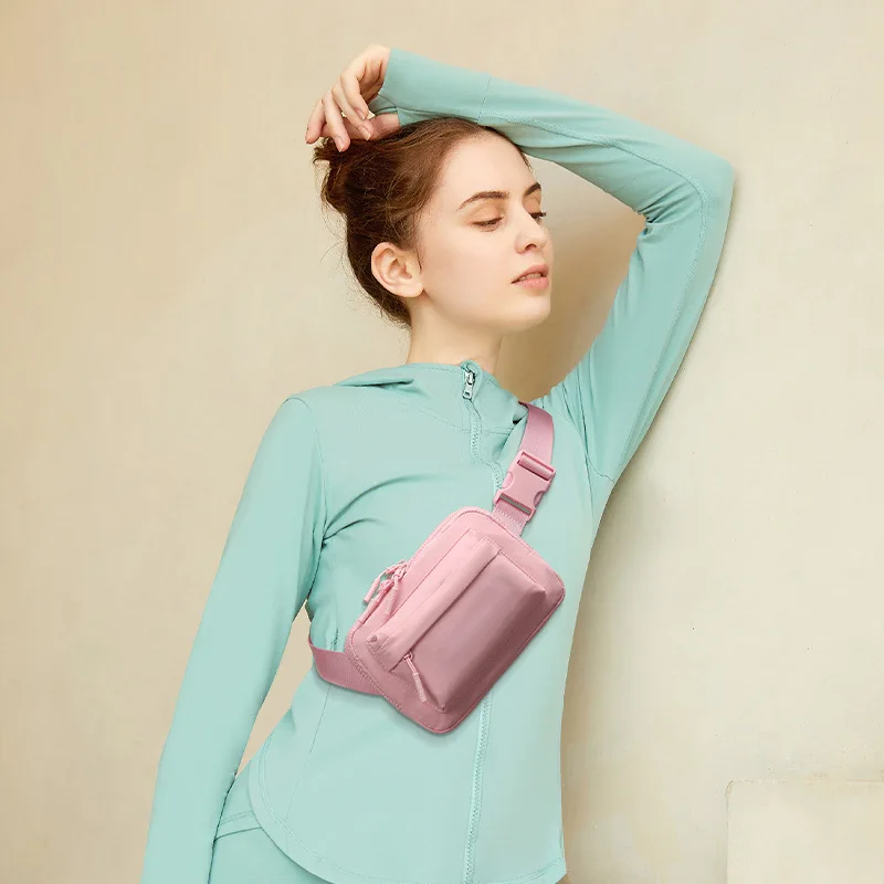 

Chest Bag for Women Versatile Sling Crossbody Waist Pack Large Capacity Nylon Fanny Pack Waterproof Fanny Pack
