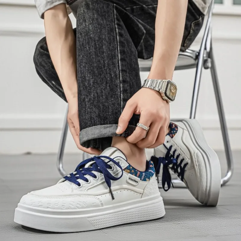 2026 Versatile Sports Leisure Board Shoes Fashion Comfortable Man Shoes Outdoor White Shoes for Man Breathable Men's Sneakers