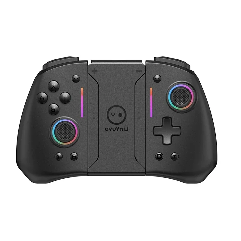 LinYuvo KS42 RGB Joypad Automatic wake-up Controller Bluetooth somatosensory six-axis Compatible For Switch/Switch OLED Handle B