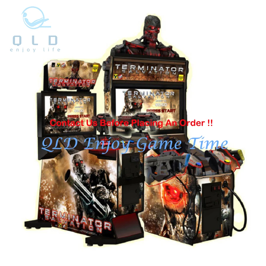 DIY USB Arcade LightGun The Terminator Controller for PC Shooting Game 4 LED Sensor Installed on Monitor Coin Operated Parts