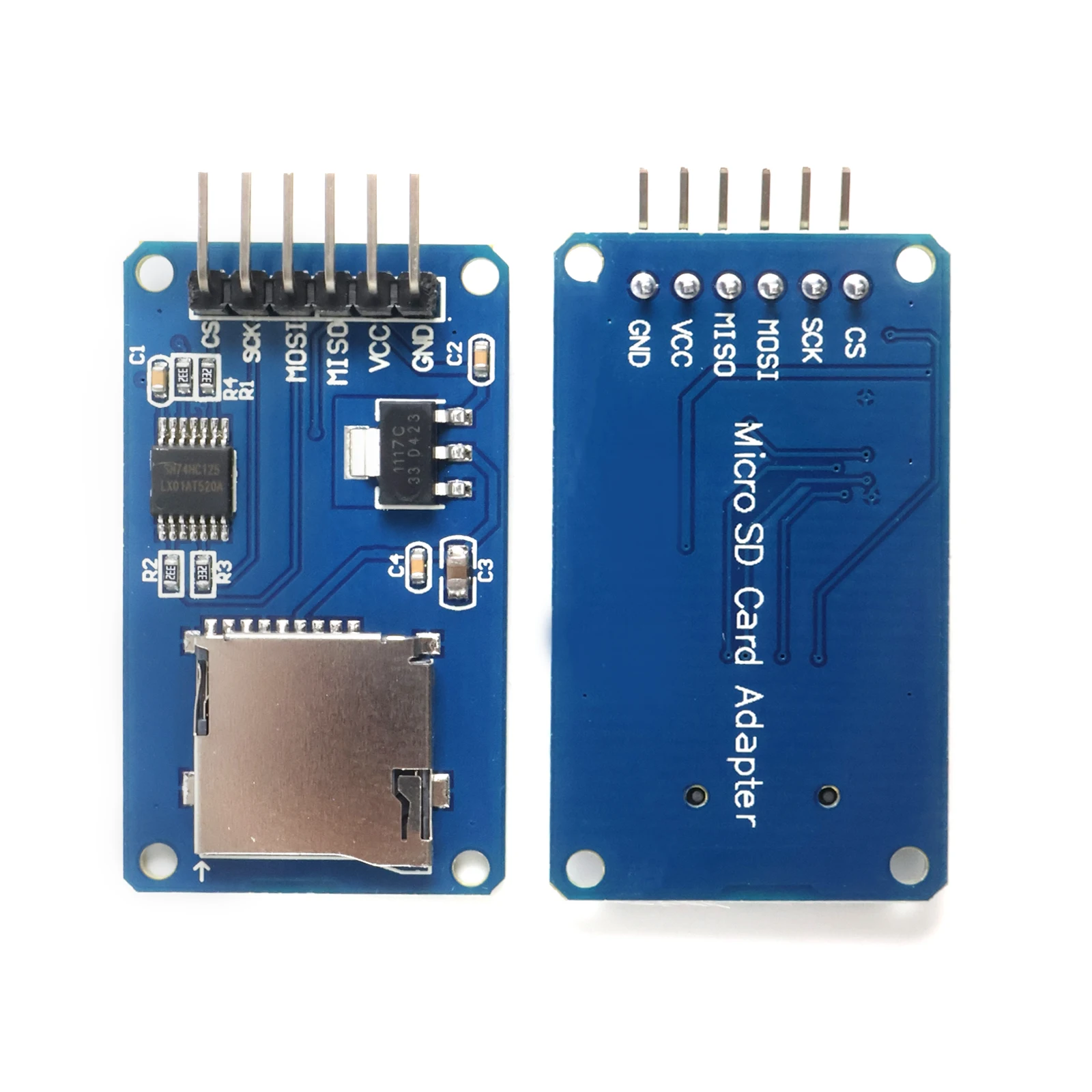 SD-Kartenleser-Modul Micro TF / Standard SD / MINI SD SPI-Schnittstelle Level-Shifter 3,3V 5V Datenlogger für Arduino ESP32 – Detail 7
