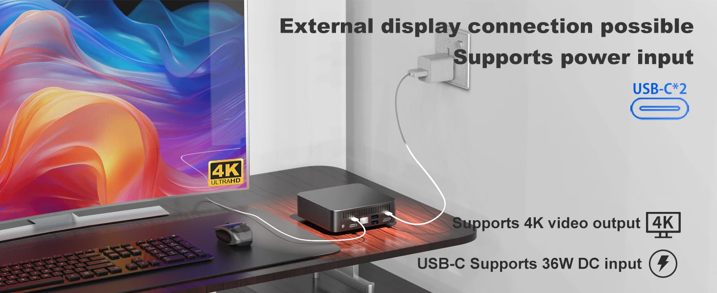 NEW Portable Intel I9 Mini Host Windows 11 Mini PC Intel Core I9 10980HK For Office Study Mini PC 16GB RAM 1/2TB SSD Mini Host 3-Screen Display Intel UHD Graphics PC Mini WiFi 6 BT5.2 Mini PC
