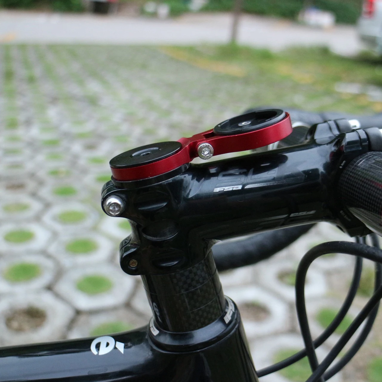 Fahrrad-Vorbauhalterung für Garmin Edge, Aluminium-Legierung Fahrradcomputer-Halterung – Detail 4
