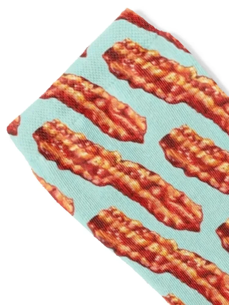 Bacon Pattern Socks Climbing cotton gifts japanese fashion Ladies Socks Men's