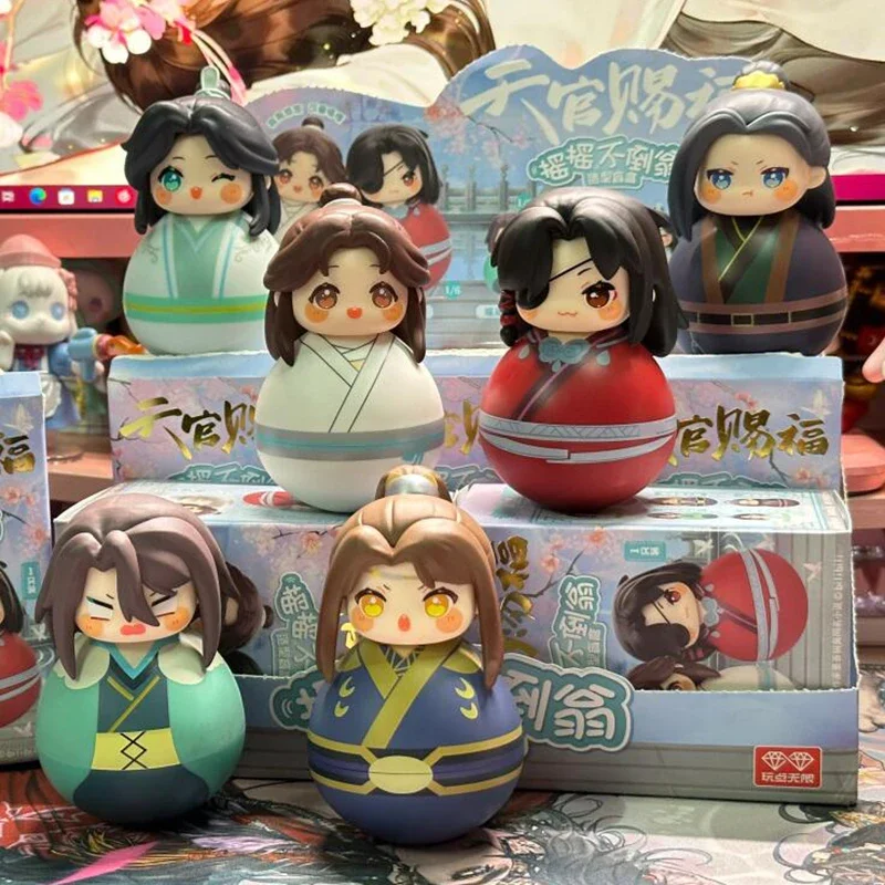 Anime Xie Lian Hua Cheng Action Figures Mysterious Gifts Toys, Heavenly Dry als Blessing Totter, The TumJeff Series, Blind Box