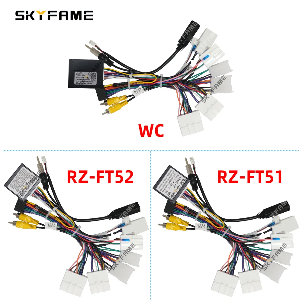 SKYFAME 16Pin سيارة الأسلاك تسخير محول Canbus صندوق فك لتويوتا RAV4 C-HR هايلاندر ليفين كورولا كامري ريز هايلكس CHR