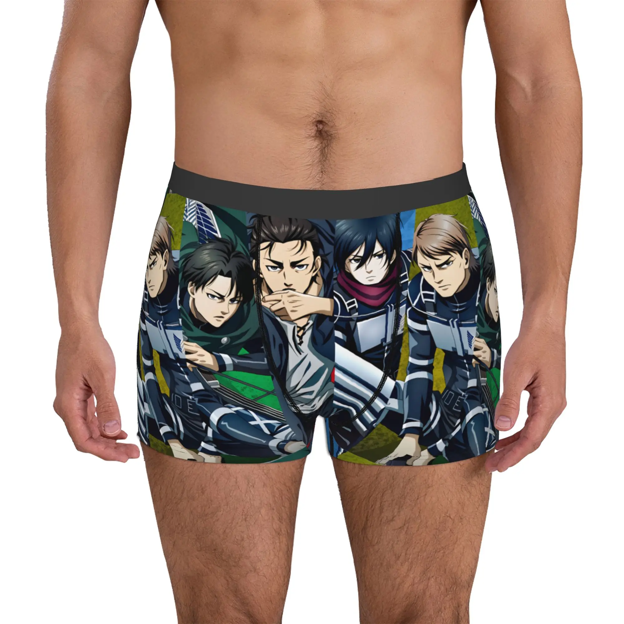 levi-ackerman-attack-on-titan-boxers-shorts-masculino-eren-yeager-cuecas-legais
