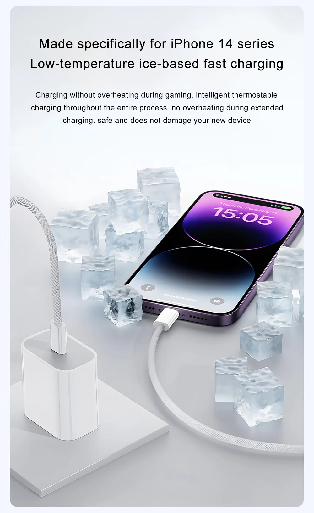 PD 60W USB Cable For Apple iPhone 17 16 11 12 13 14 15 Pro Max 17 Air USB Type C Cable Fast Charging Date Wire Phone Charge Line