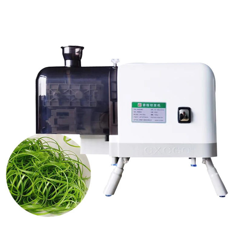 Desktop Small Restaurant Leek Scallion  Shredding Cutting Machine Shred Garlic Sprouts Maker