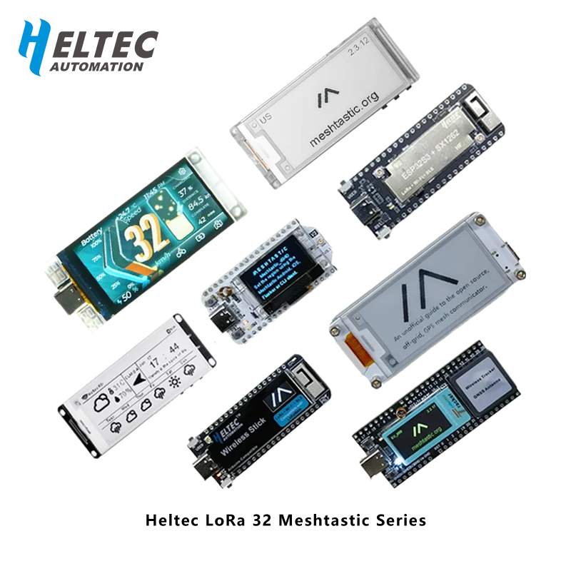 Heltec V3 Meshtastic Series ESP32 LoRa Combined Dev-board Tracker with SX1262 Chip Bluetooth WiFi, LoRa GPS Connection Mesh