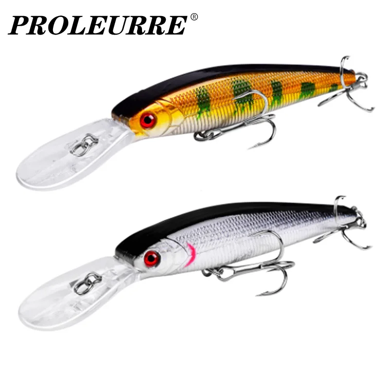 

1Pcs Artificial Plastic Bait Laser 12.5cm 13.8g Minnow Fishing Lures Floating Wobbler Crankbait Bass Pike Pesca Fishing Tackle