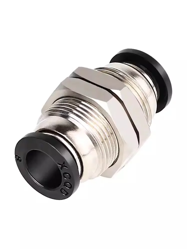 Xingchen Пневматический быстроразъемный разъем, перегородка через пластину PM4 PM6 PM8 PM10 PM12