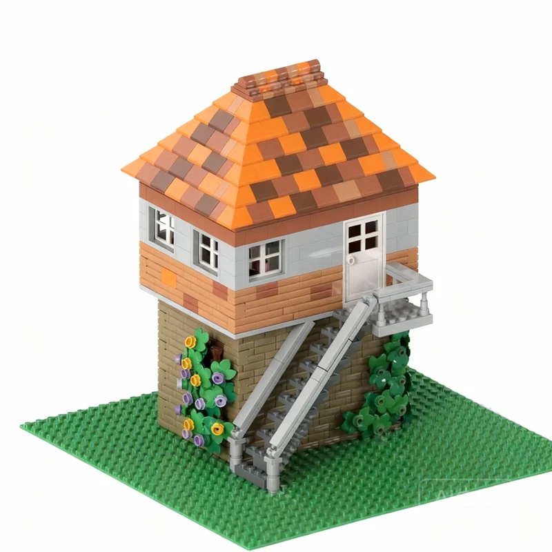 

962pcs MOC Railway Signal Box City Trains Model Building Blocks Construction Toy Christmas Gifts DIY Creative Idea Education