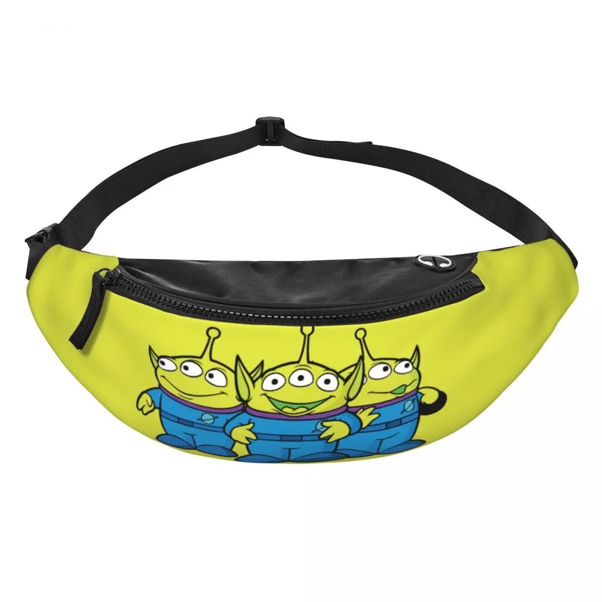 Custom Toy Story Aliens Fanny Pack Women Men Anime Manga Crossbody Waist Bag for Traveling Phone Money Pouch