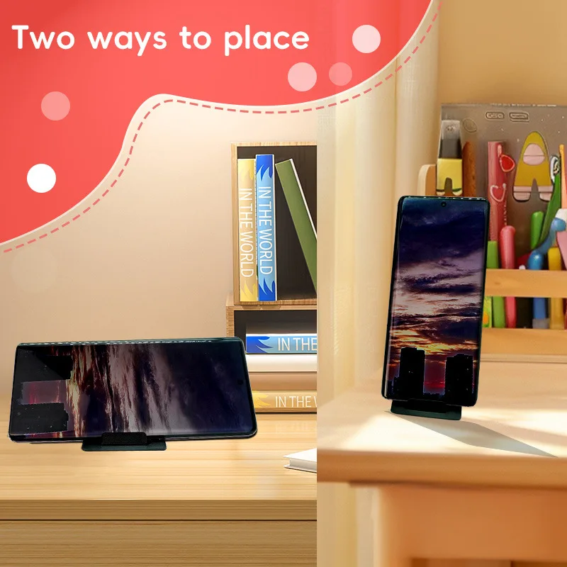 1 шт. минималистичный портативный держатель для телефона с кредитной картой, прочный и прочный, регулируемый угол, держатель для мобильного телефона, материал безопасности