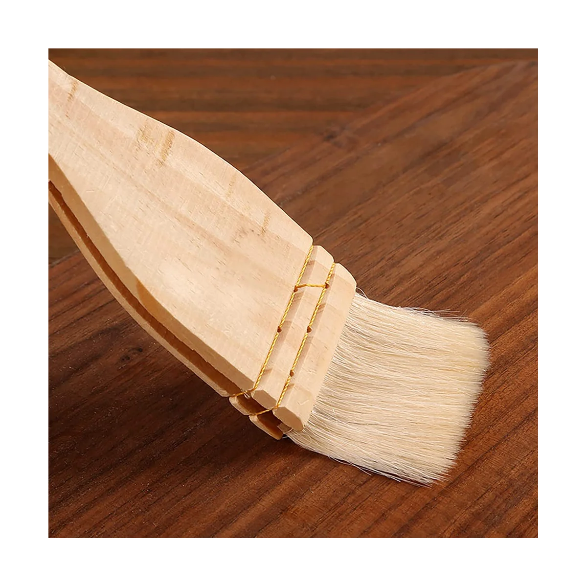 10 PCS Assorted Size Paint Brush Gilding Brush Gold Leaf Hair Duster Flat Brush Sweep Mops for Watercolor, Wash, Ceramic