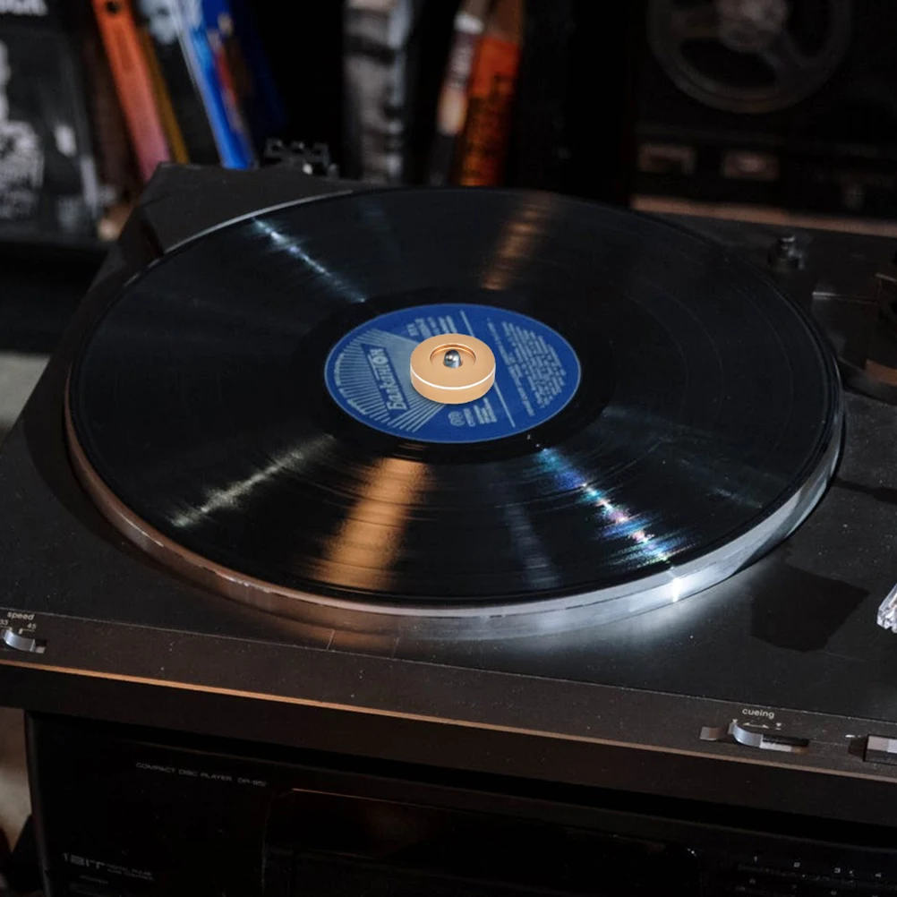 

45 Vinyl Record Adapter for 7 Inch Turntable Accessory Lightweight Compact Design Reduces Vibration Improves Sound Quality