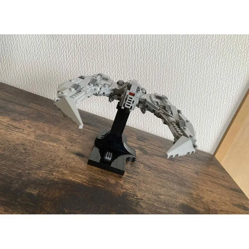 MOC ビルディングブロック スペースウォーズシリーズ グレー宇宙船 クリエイティブブロックモデル 教育玩具 誕生日 大人向けギフト MOC-235513 314ピース