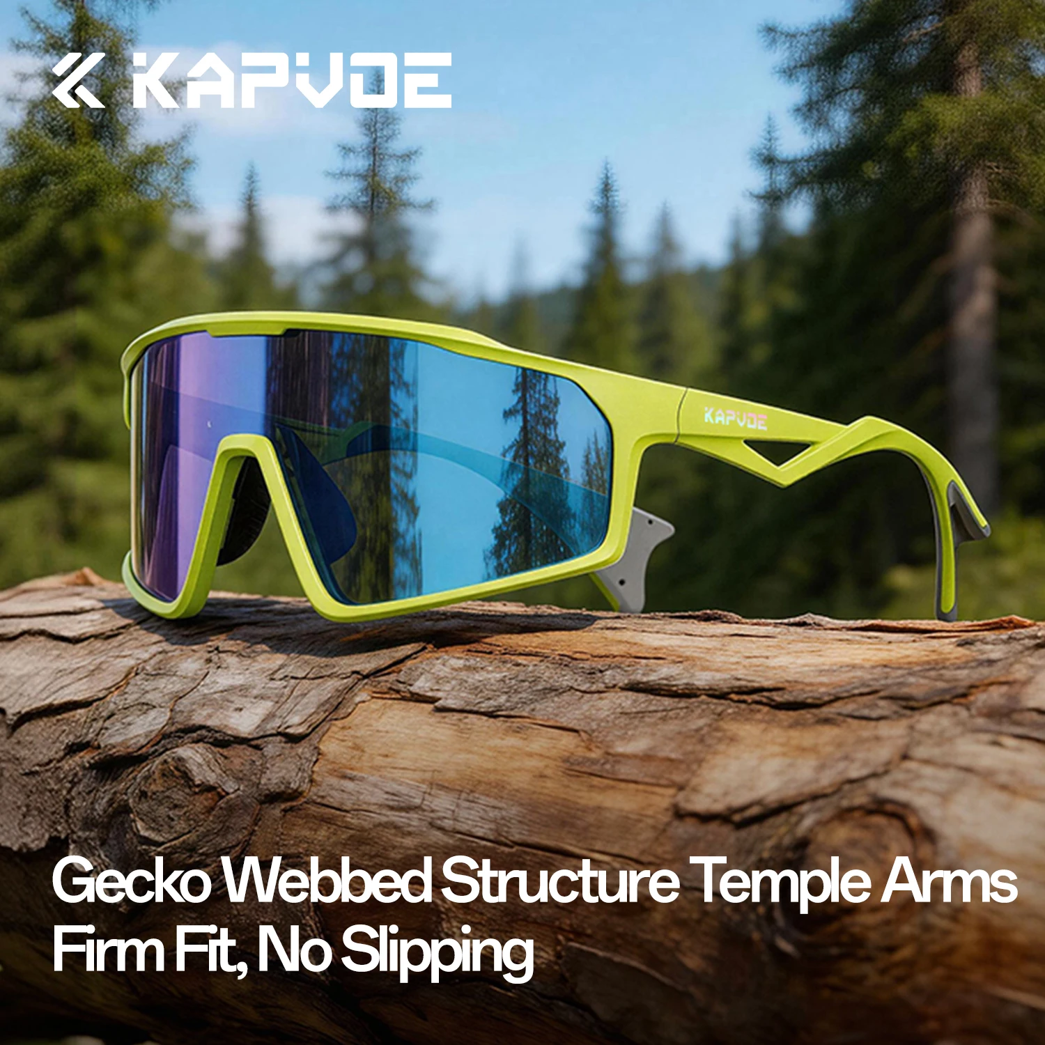 

Kapvoe Polarized Hiking Glasses UV400 Mountaineer Eyewear Outdoor Sports Sunglasses Camping Running Cycling Fishing Glasses
