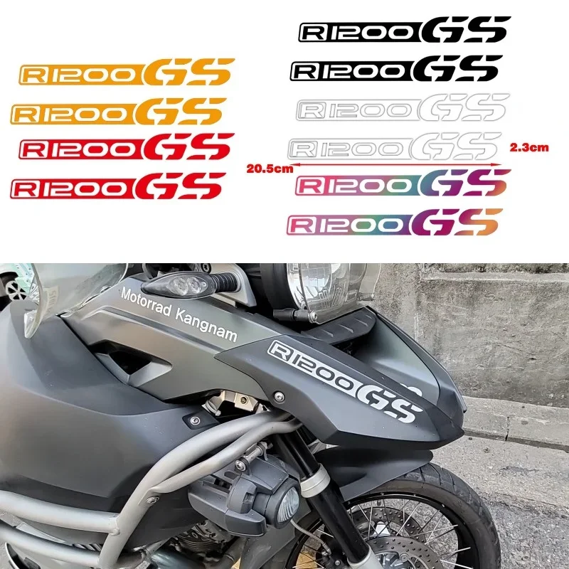 2pcs Motorcycle Stickers Helmet Fuel Tank Body Shell Wheels Rims Decoration Durable Vinyl Decal for BMW R1200GS R1200 R 1200 GS