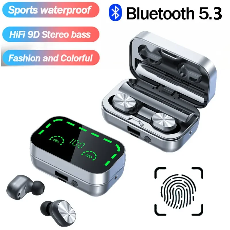 YD05-auriculares TWS inalámbricos por Bluetooth 5,2, cascos deportivos para exteriores, para teléfono inteligente, Xiaomi, Samsung, juegos y música