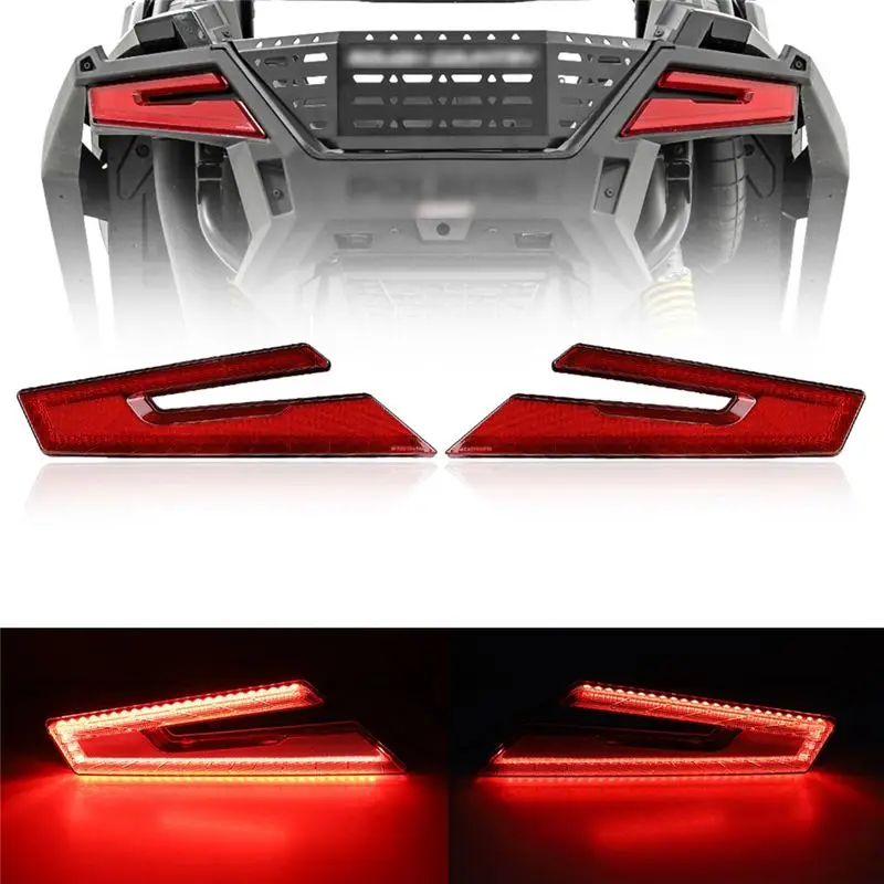 All Terrain Beach Bike 12V LED Brake Light For Polaris RZR PRO XP XP4 2020-2021 Brake Tail Light-A67F
